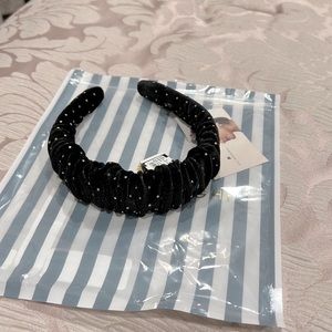 NTW BLACK VELVET HEADBAND